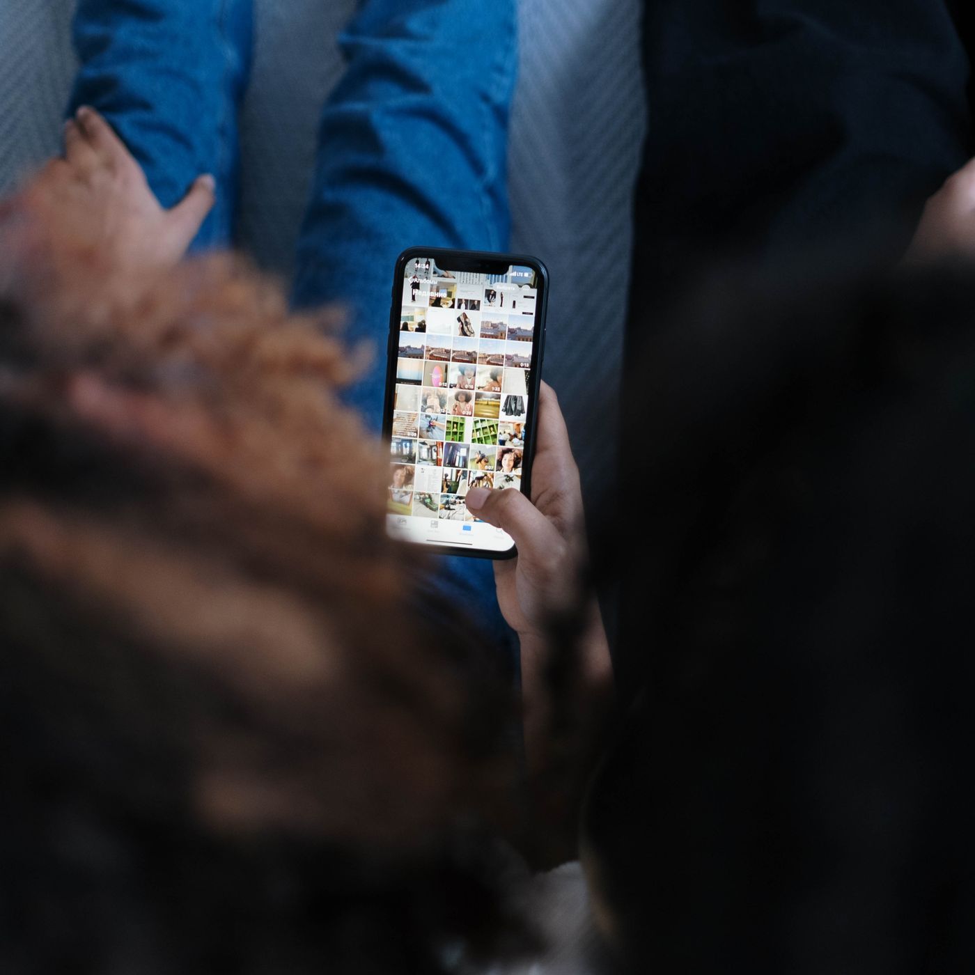 People browsing short-form content together on a phone